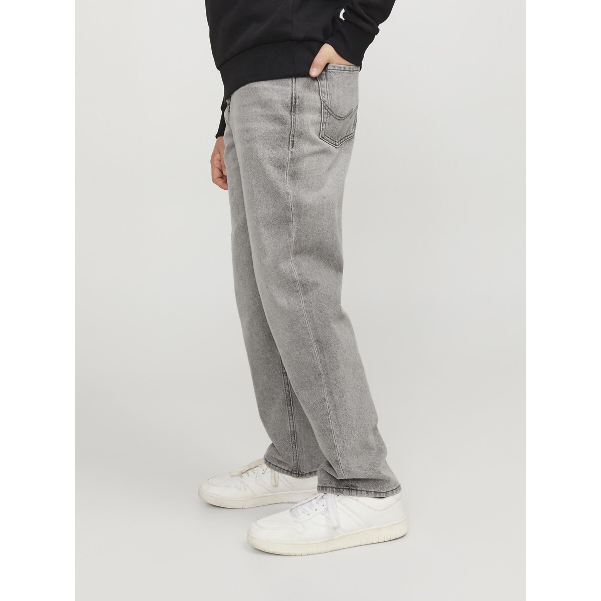 Loose Fit Jeans grey denim, JACK & JONES JUNIOR