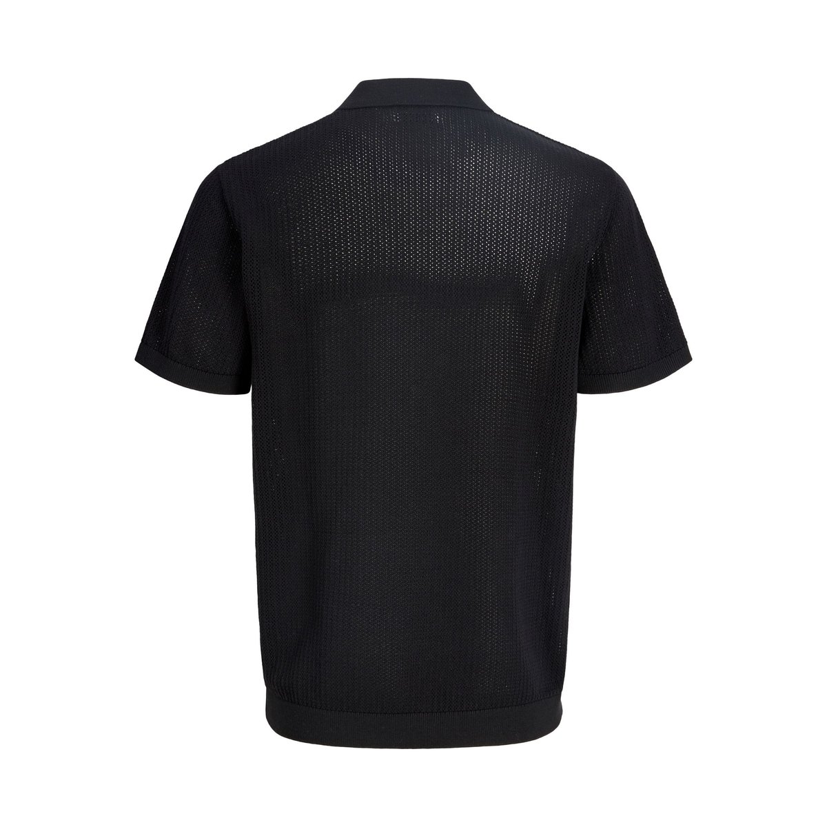 Polo Tricoté noire - black, JACK & JONES