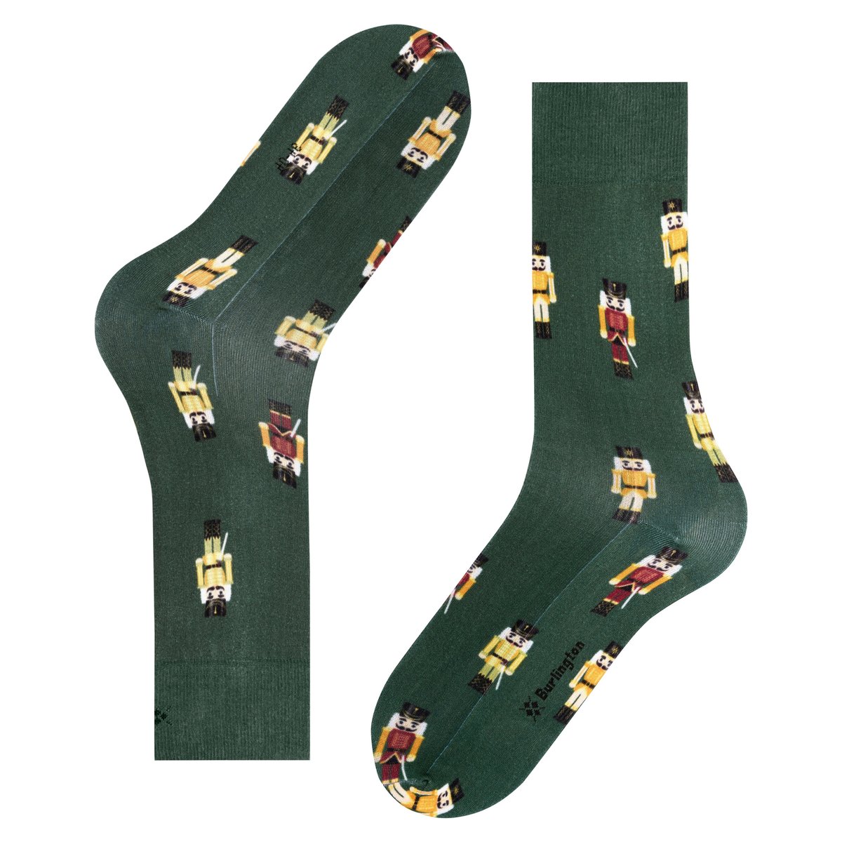 Chaussettes December Days Opaque vert, BURLINGTON