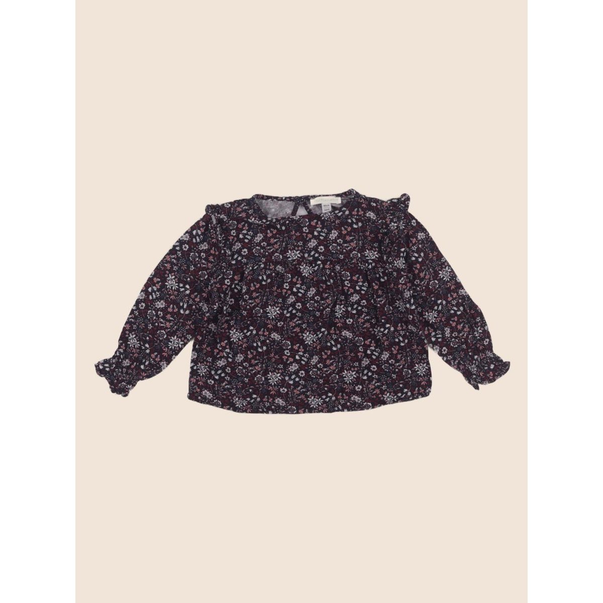 Blouse - Très bon état bleu, violet, VERTBAUDET