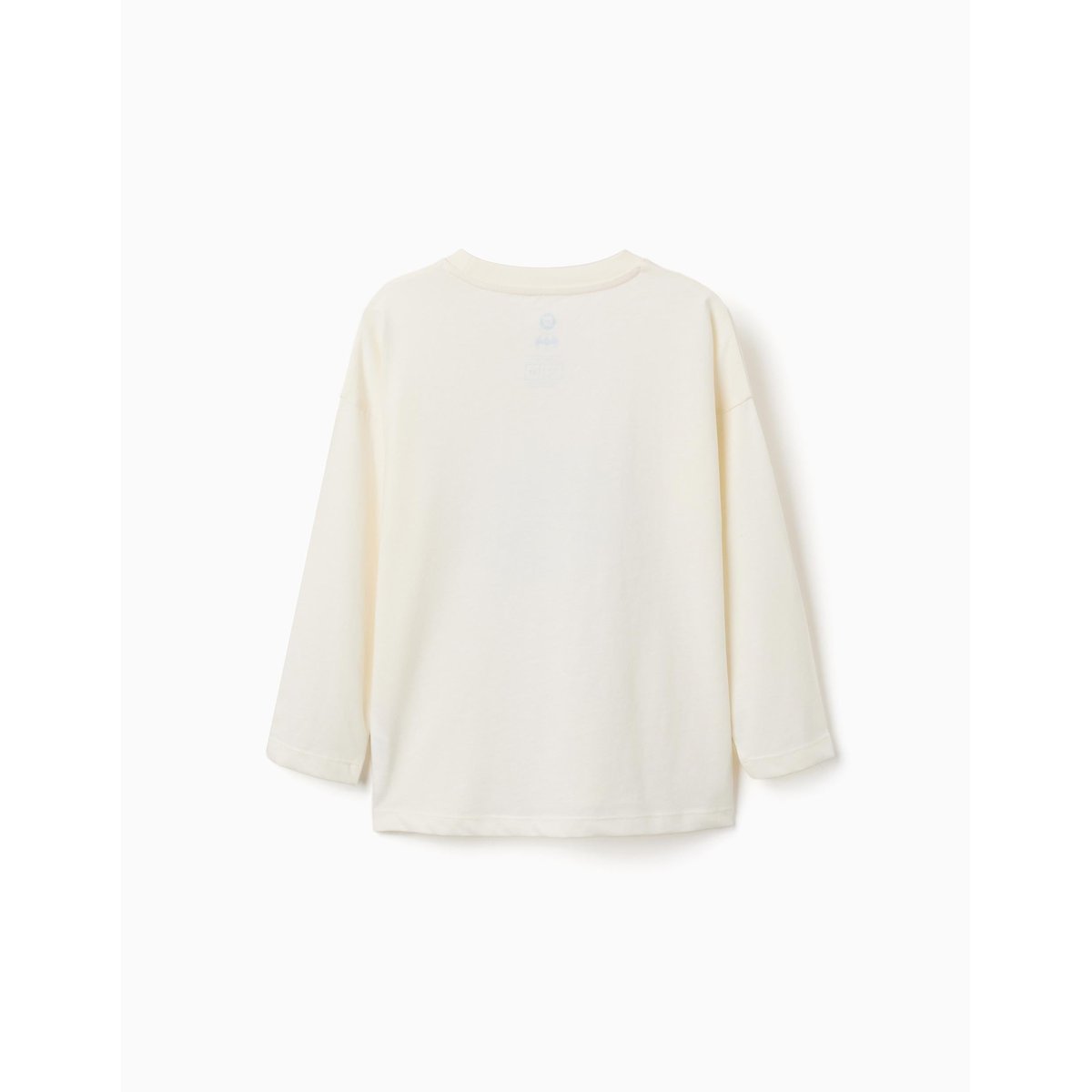 T-shirt en coton à manches longues avec imprimé Batman blanc, ZIPPY