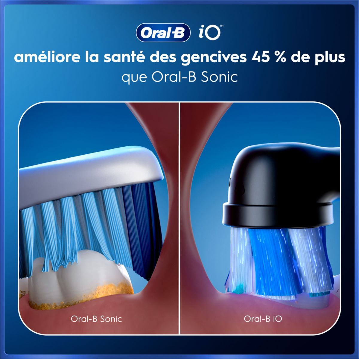 Brosse à dents électrique iO5 Duo Matt Black/Quite White couleur unique, ORAL B