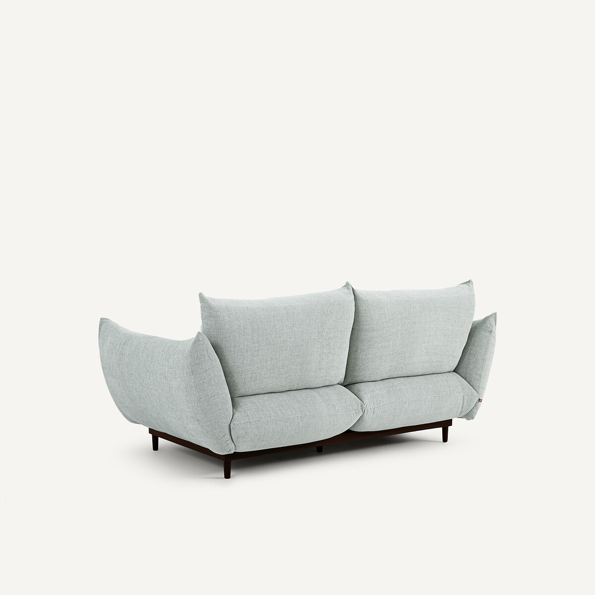 Compacte 3-zitsbank van gevlochten polyester, VITORIA aquamarine, AM.PM