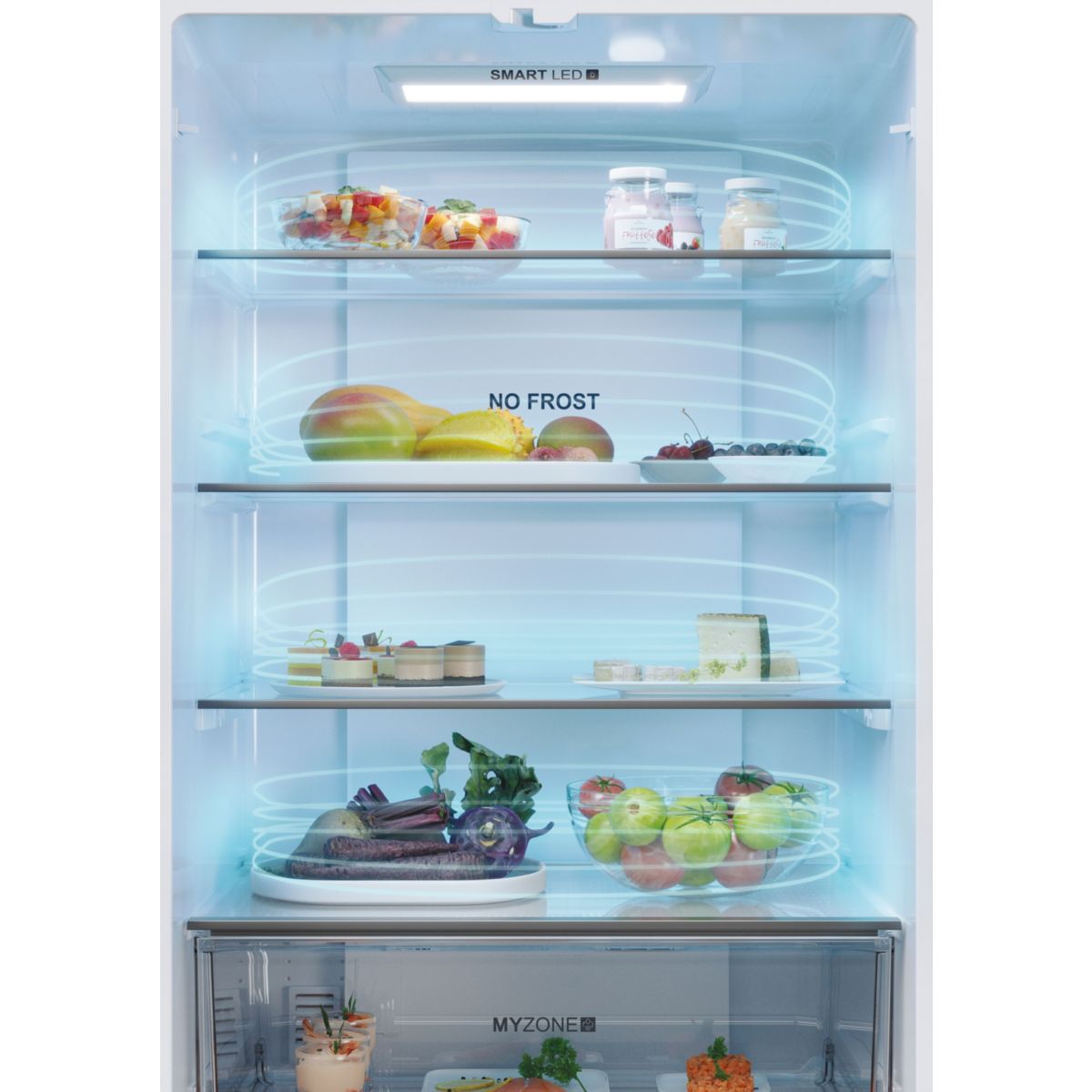 Réfrigérateur multi portes HFR5719EWMG silver, HAIER