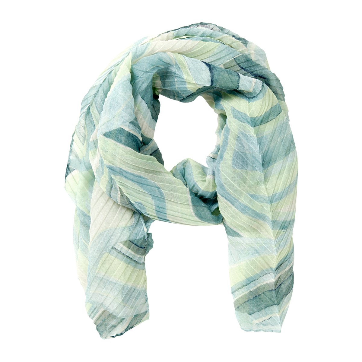 Écharpe d'été à plis mint/green, BETTY BARCLAY