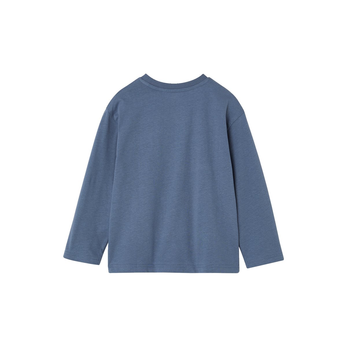 T-shirt manches longues bleu moyen, VERTBAUDET