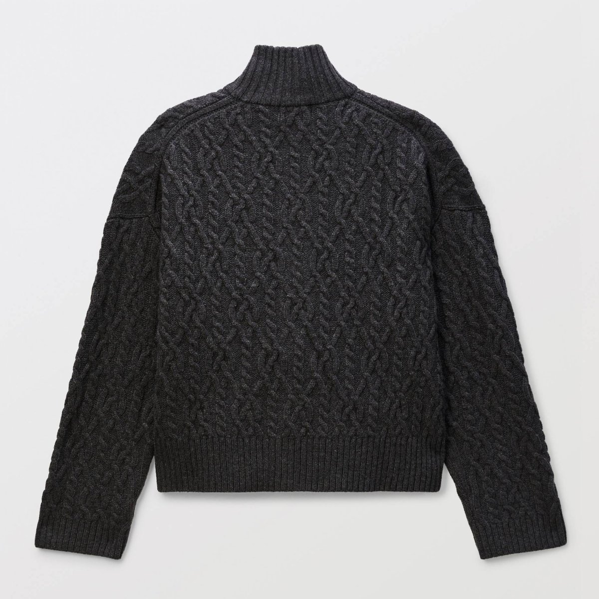 Cardigan torsadé contenant de la laine requin, MONOPRIX
