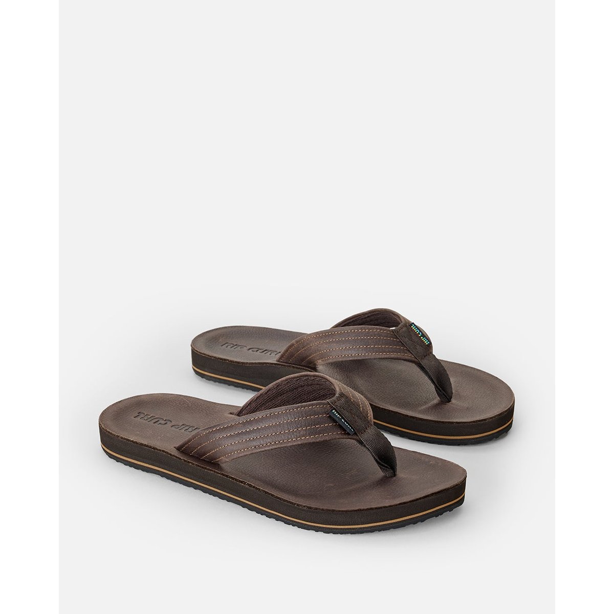 Sandales SURF REVIVAL cuir Open Toe marron foncé, RIP CURL