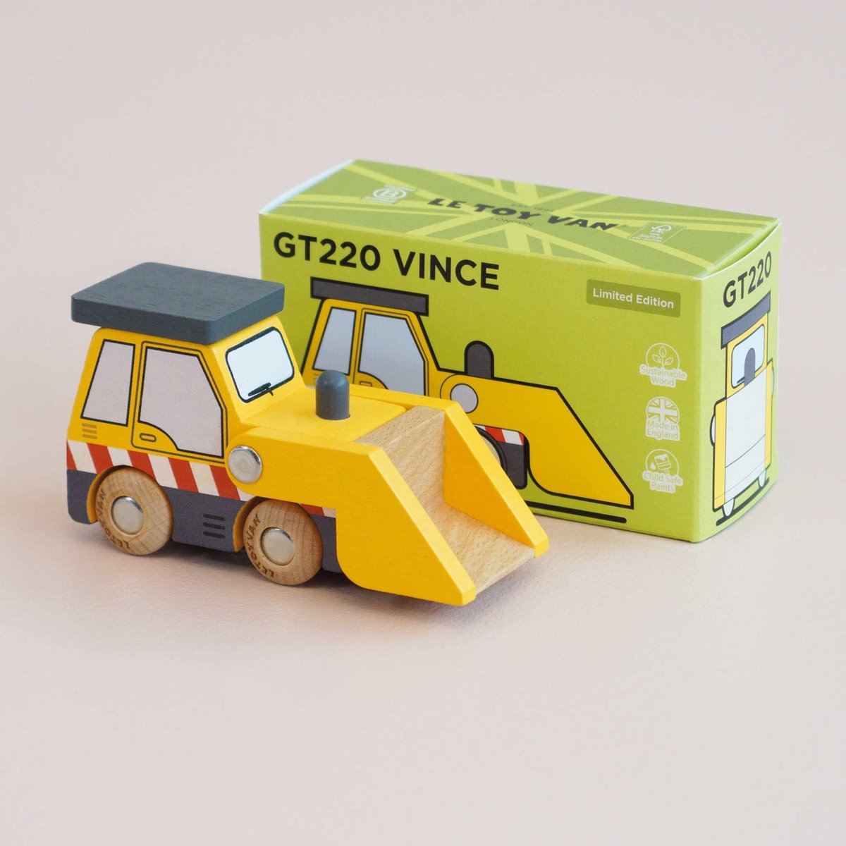 Bulldozer Vince No 38 jaune, LE TOY VAN
