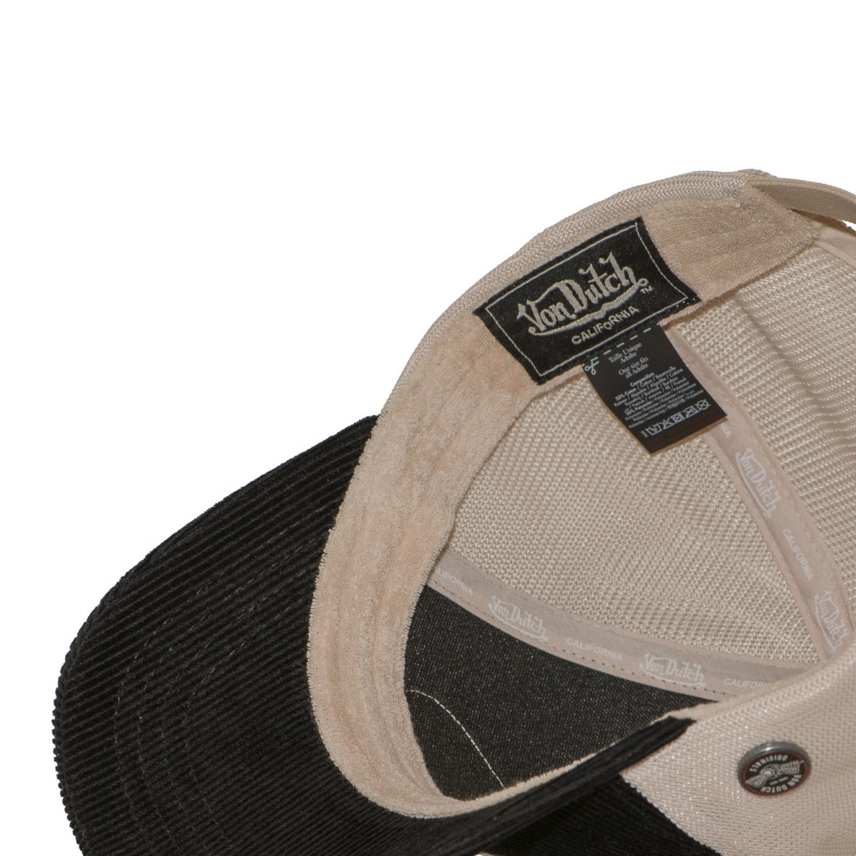 Casquette trucker LOFb noir/beige, VON DUTCH