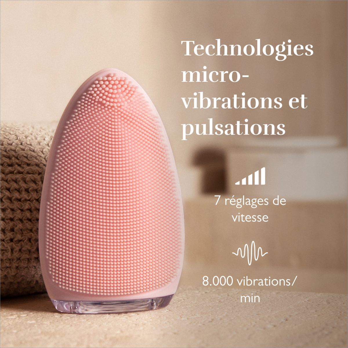 Brosse nettoyante visage Bright FB1PE1P001 couleur unique, SILKN