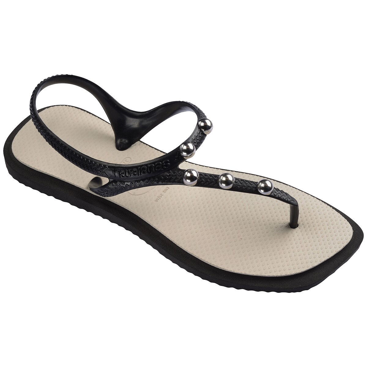 Teensandalen FLASH FUSION wit/zwart, HAVAIANAS