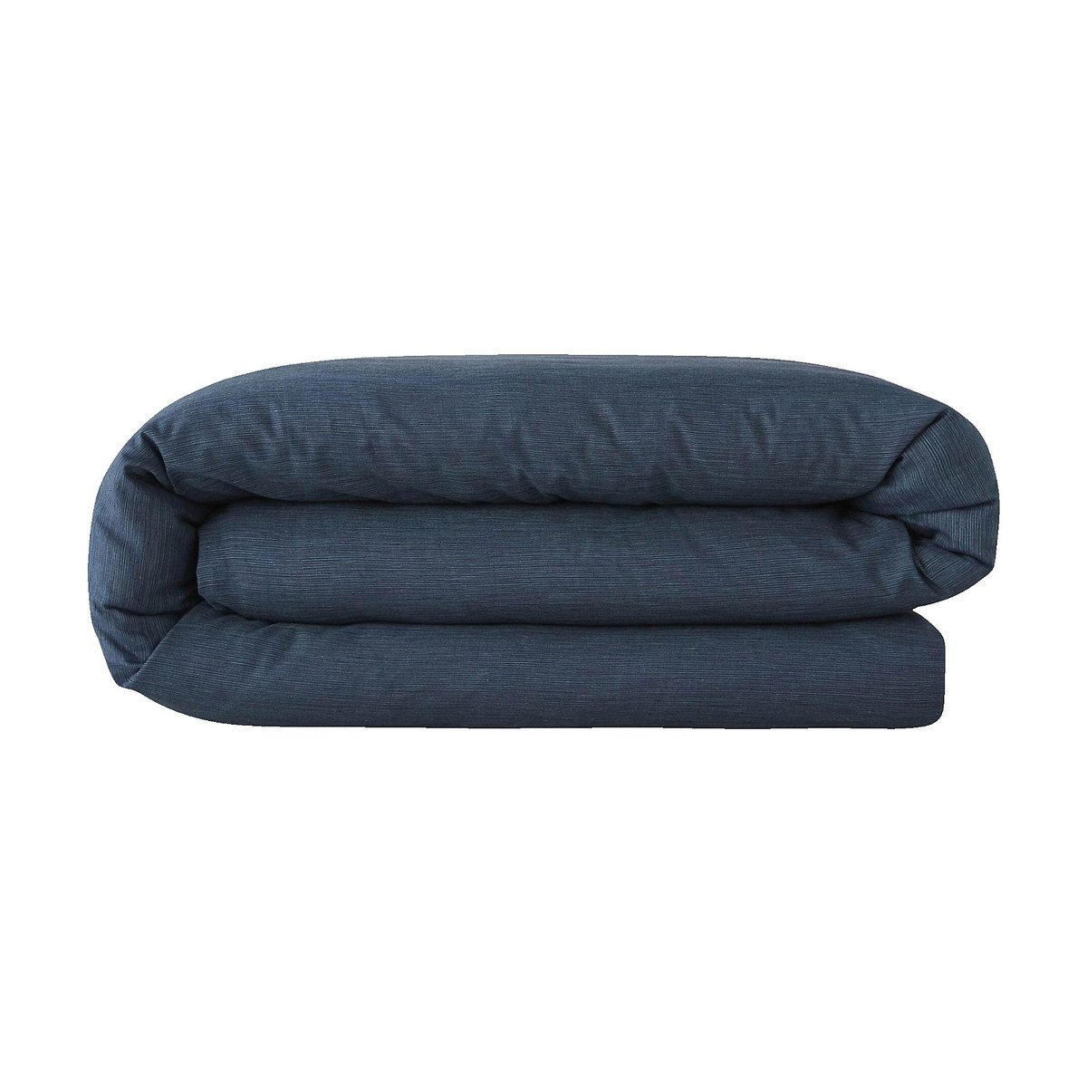 Housse de couette en coton SKYE bleu nuit, bleu, HABITAT