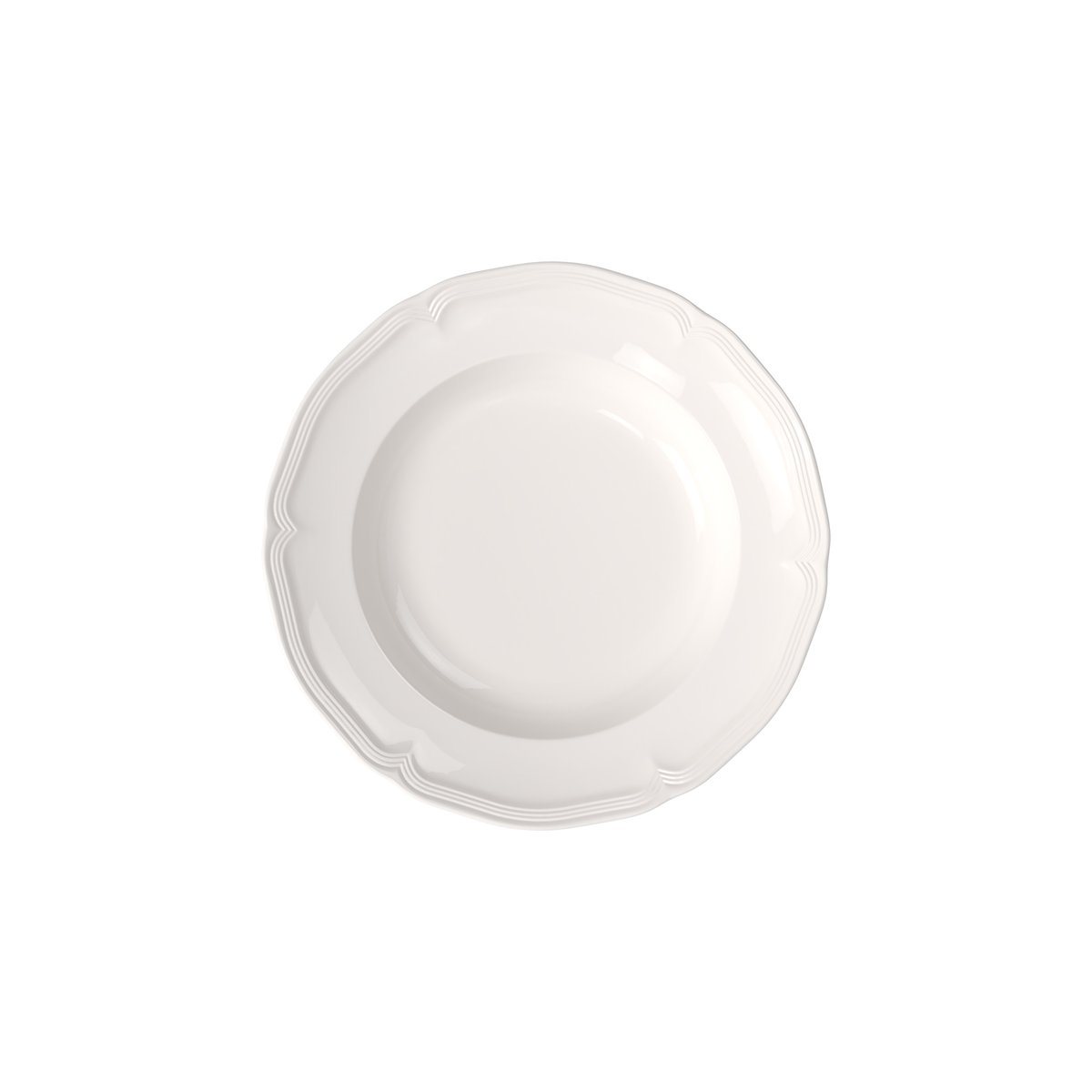 Assiette Creuse MANOIR blanc, VILLEROY & BOCH