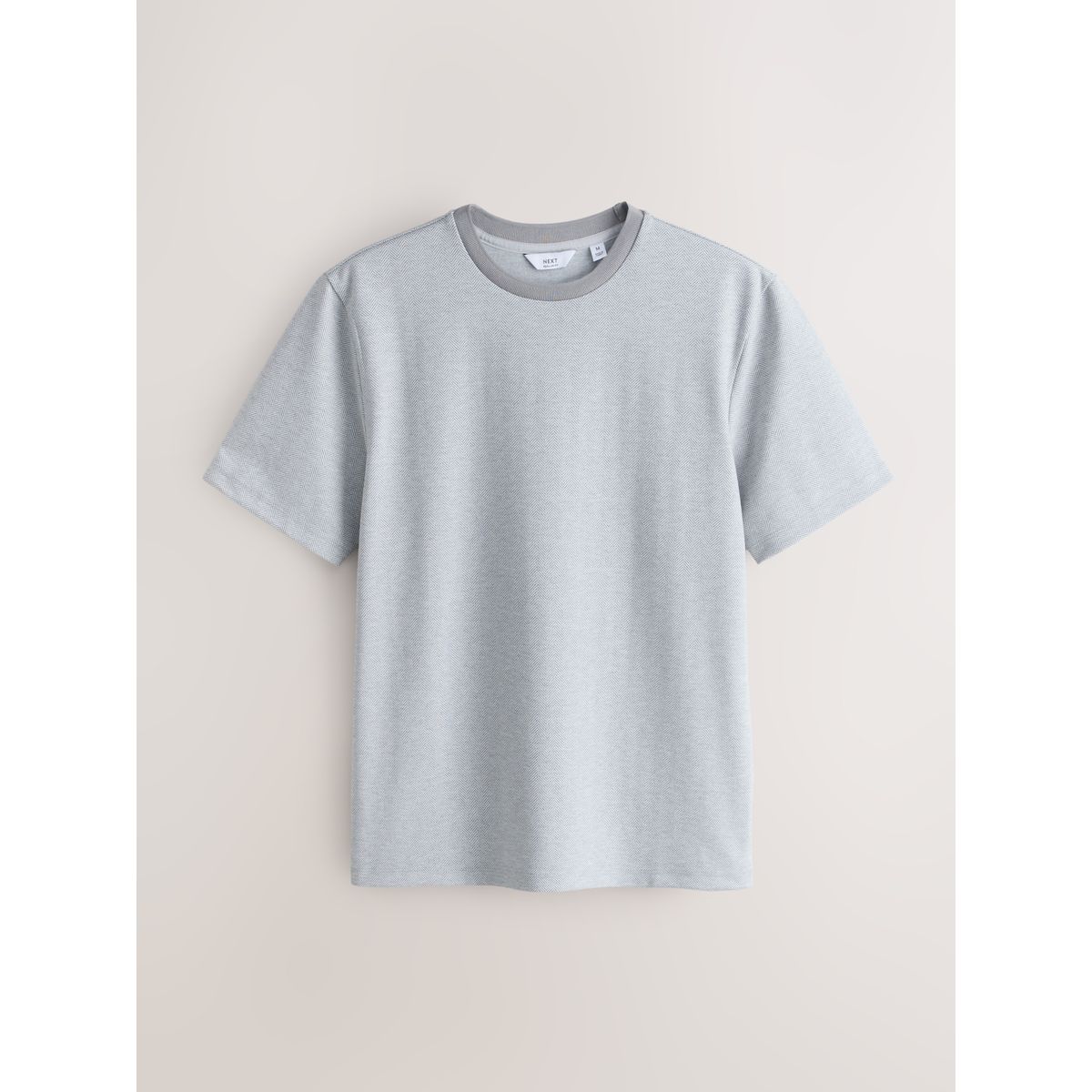 T-shirt standard à chevrons style vintage gris, NEXT