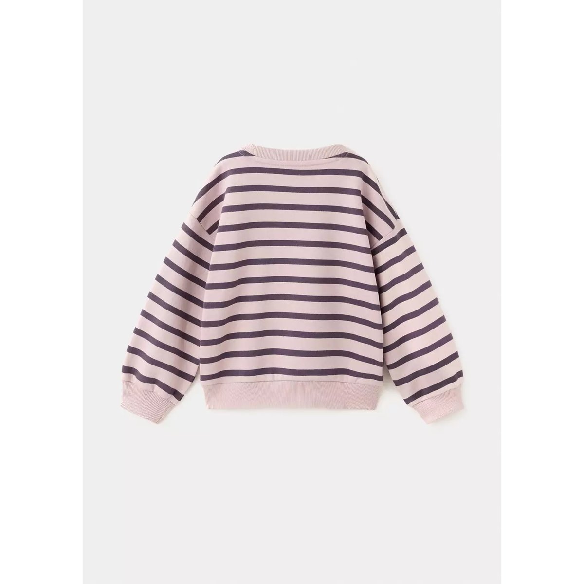 Sweat-shirt imprimé rayures violet clair/pastel, MANGO BABY