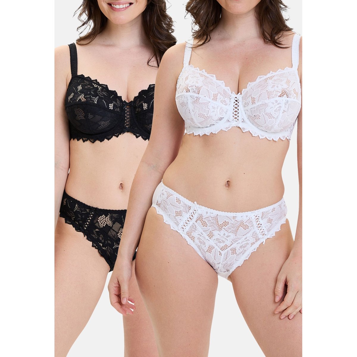 Lot de deux slips ARUM noir&skin, SANS COMPLEXE
