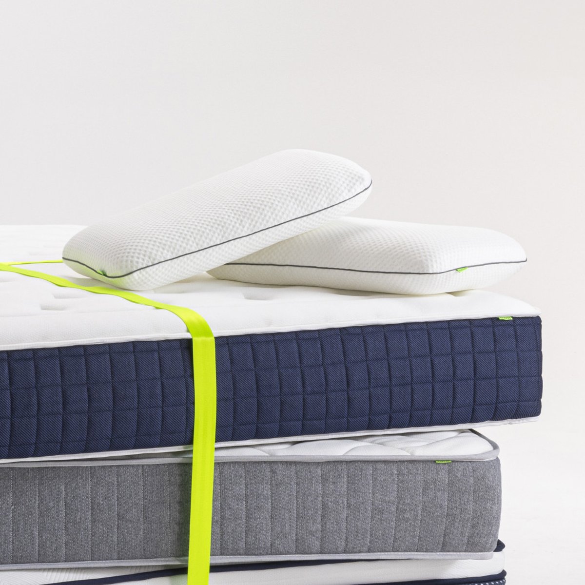 Lot de 2 oreillers à mémoire de forme- NEO blanc, DRAWER