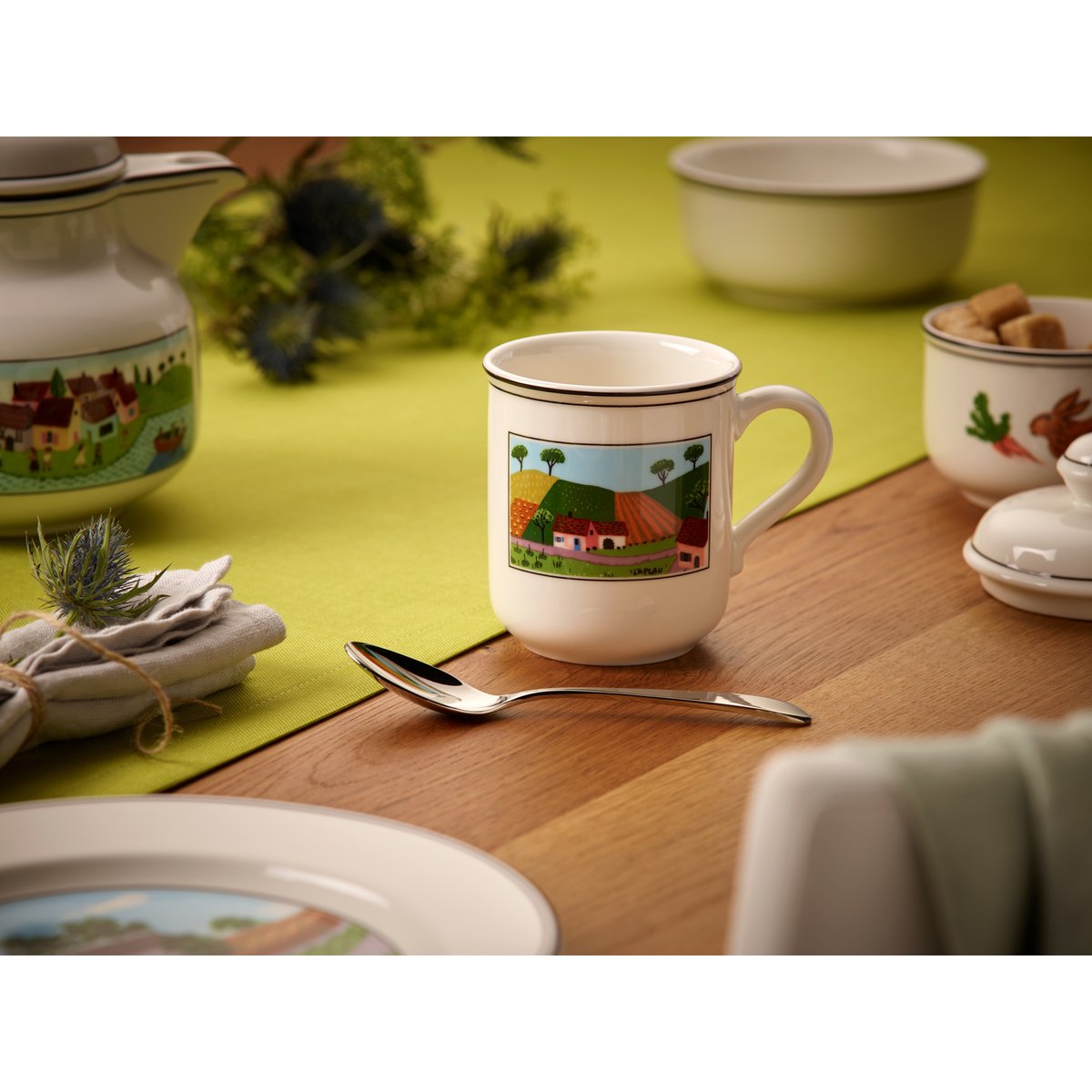 Mug Rue Du Village DESIGN NAIF multicolore, VILLEROY & BOCH