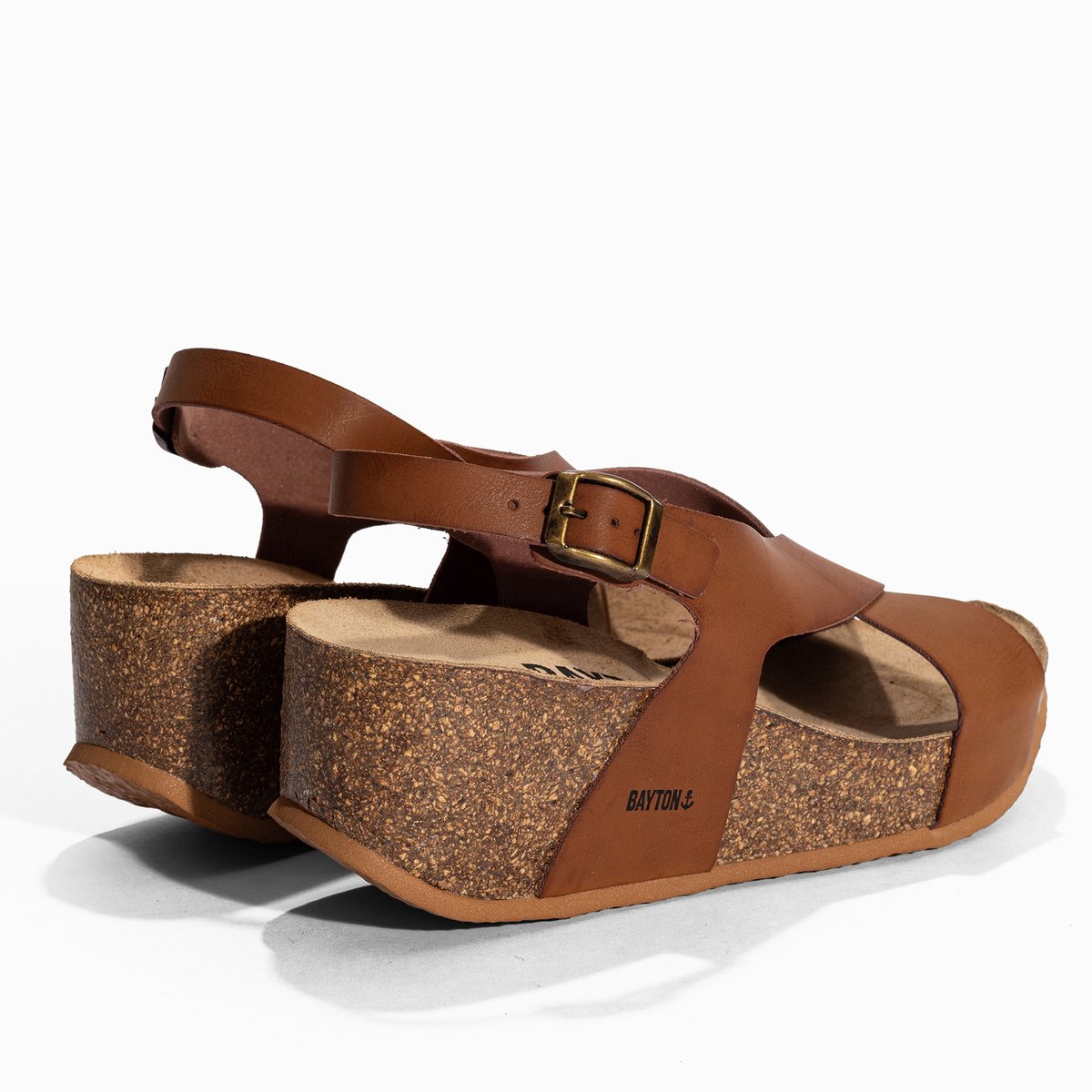Sandales s REA marron, BAYTON
