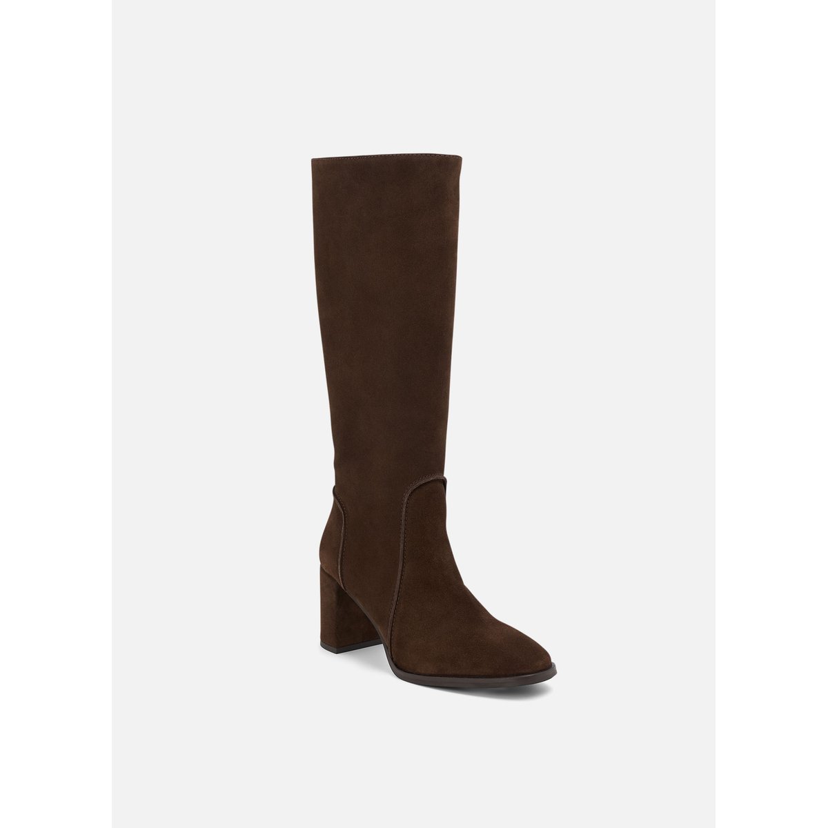 Botte À Talon en cuir PENELOPE chocolat, MELLOW YELLOW