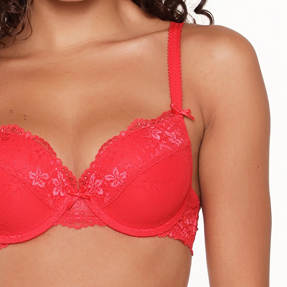 DAILY Soutien-gorge Push up rouge, LINGADORE