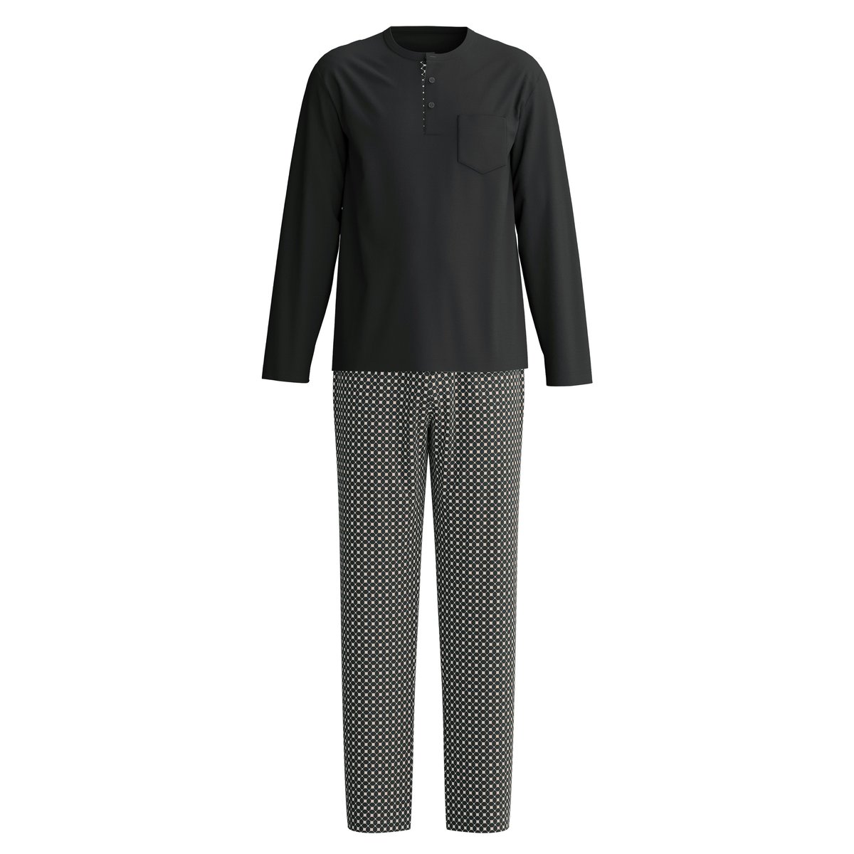 manches longues Coton RELAX COSY VIBES 4 noir, CALIDA
