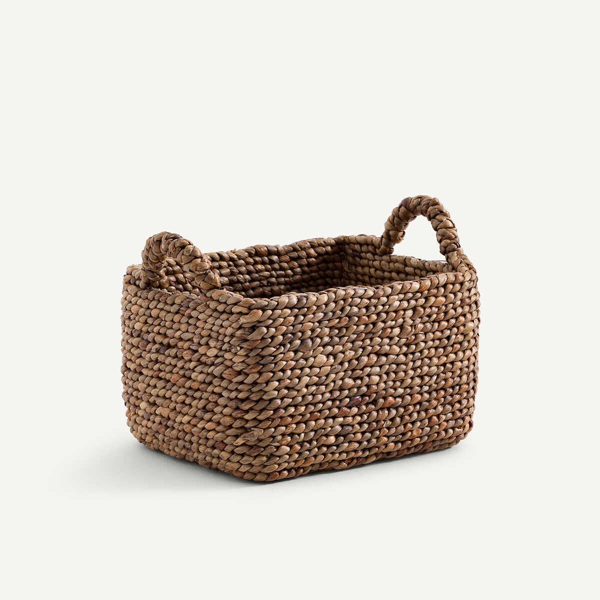 Panier tressé en jacinthe d'eau, petit modèle, RAGA naturel, AM.PM