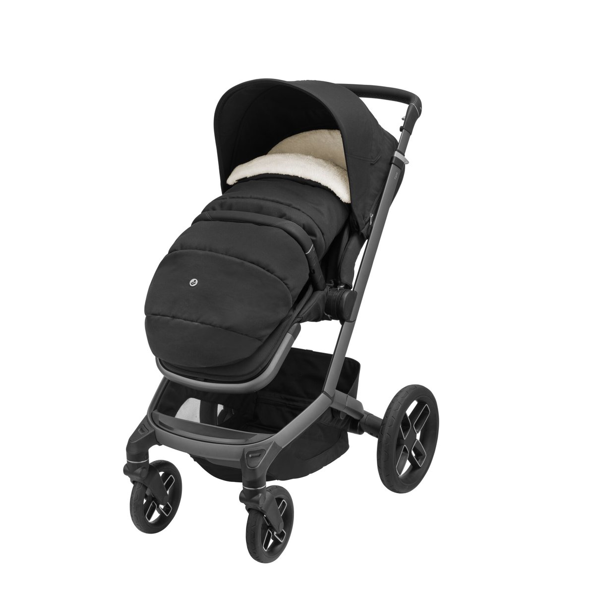 Chancelière pour poussette 2 en 1 noir, MAXI COSI