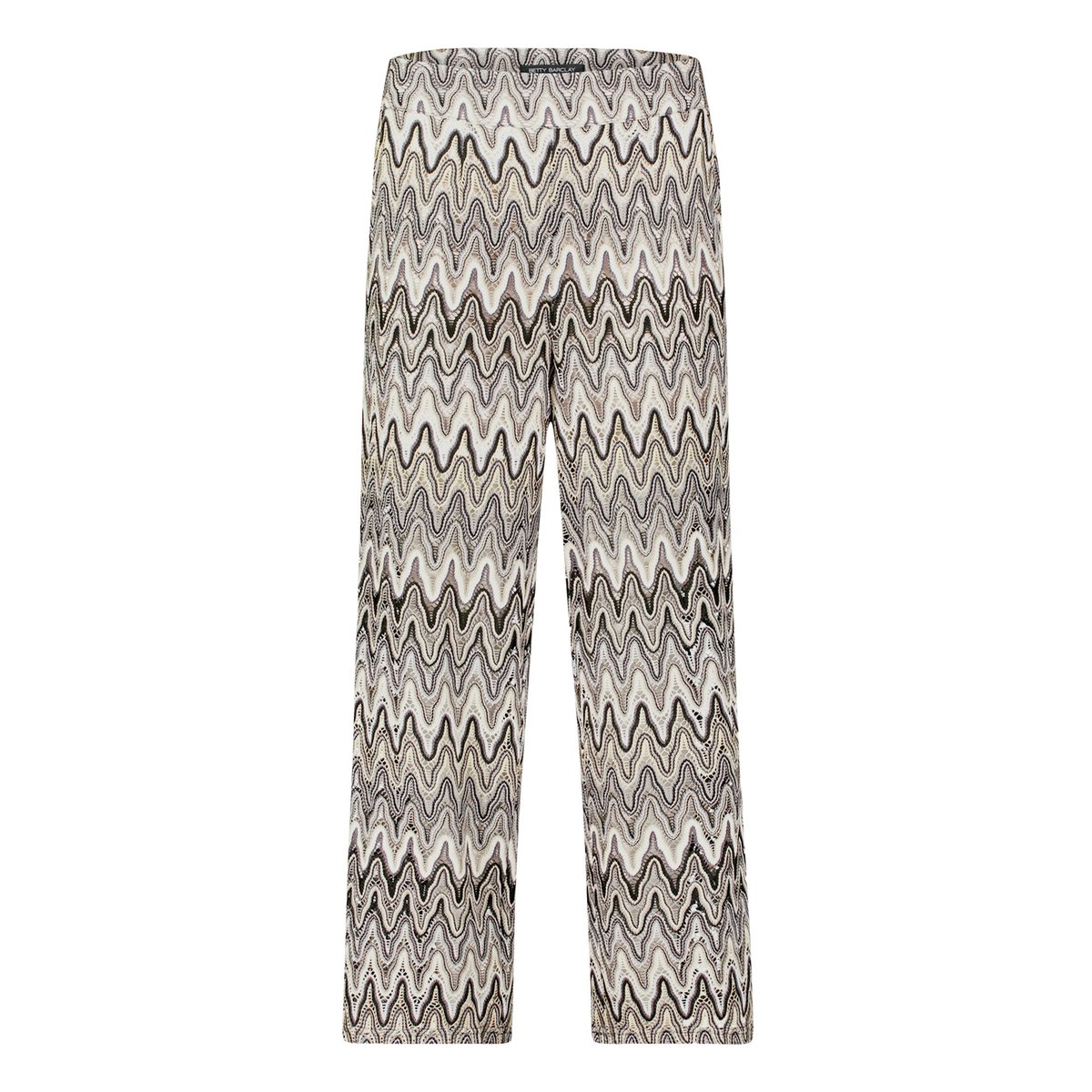 Pantalon Marlene haut de la taille blanc/noir, BETTY BARCLAY