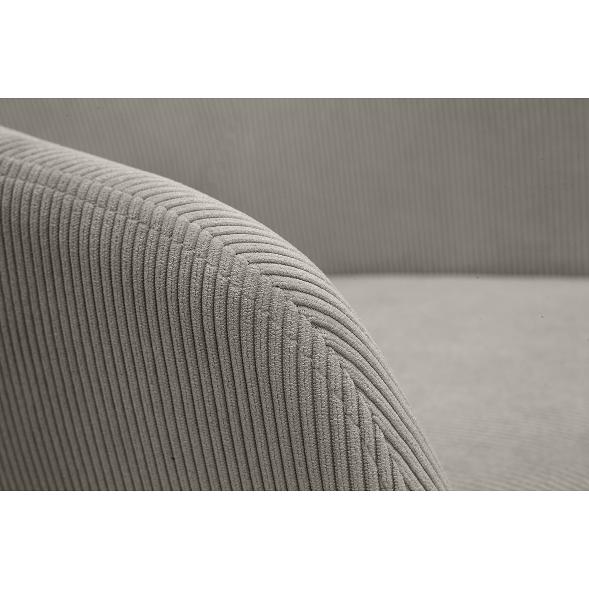 Chaises design pieds métal noir (lot de 2) LAURETTE taupe, MILIBOO