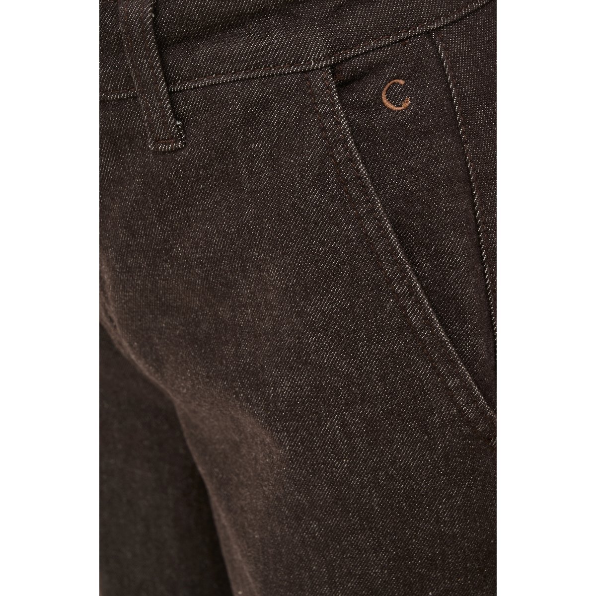 Jeans marron java, CREAM
