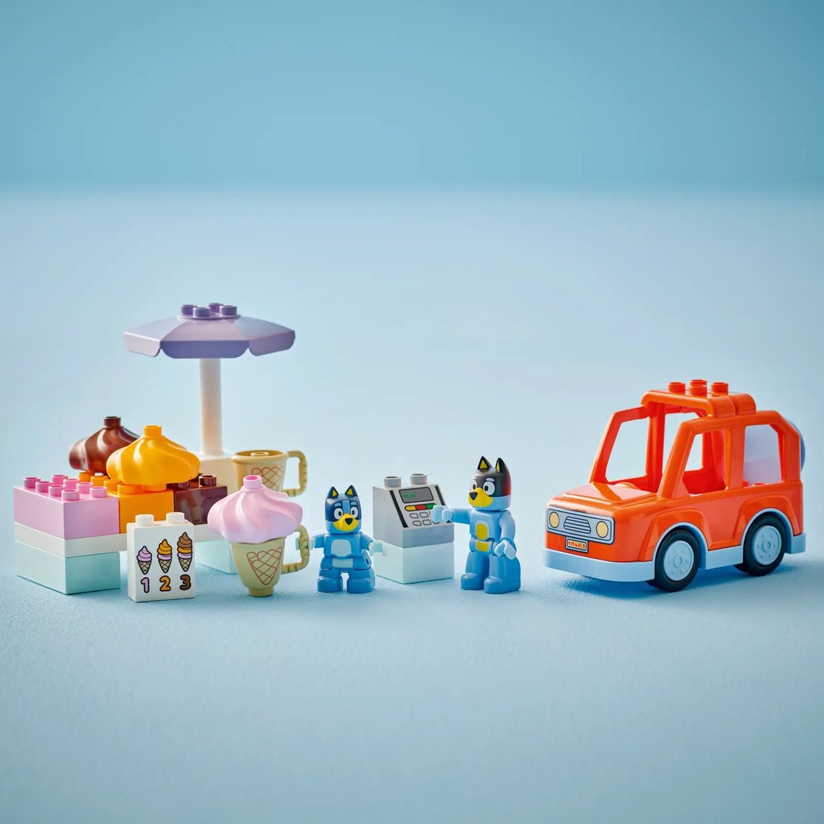 LEGO Bluey : Aventure au Marchand de Glace - Set 10458 couleur unique, LEGO