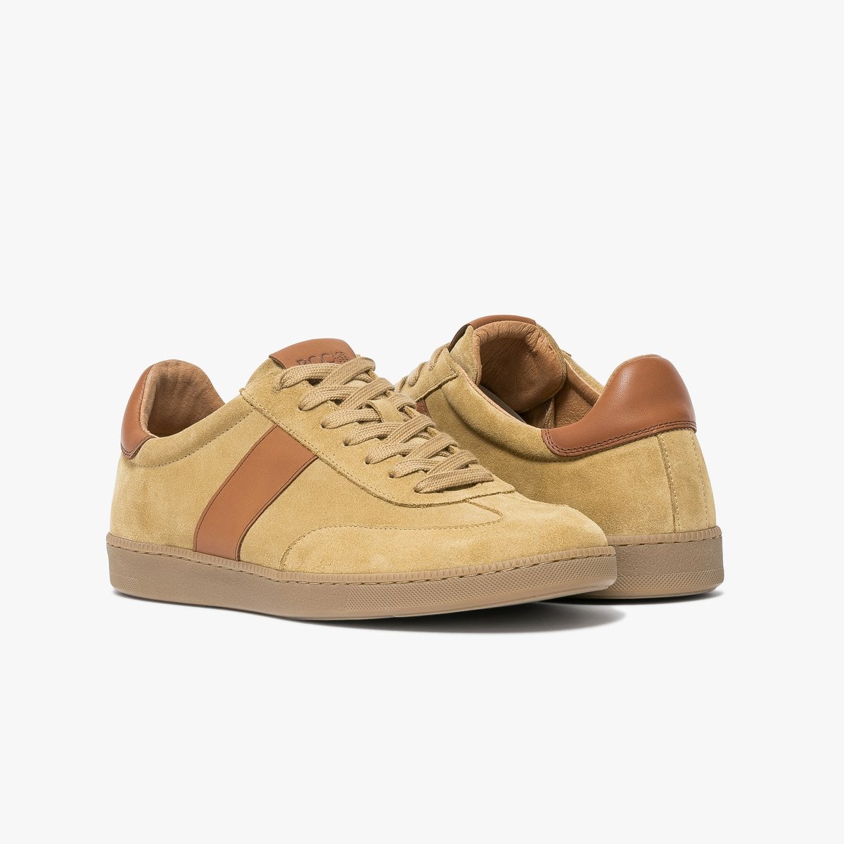 Basket en cuir ARTHUR marron cappuccino, BOCAGE