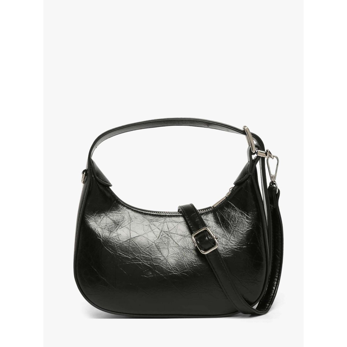 Sac bandoulière Gloss noir, MINIPRIX