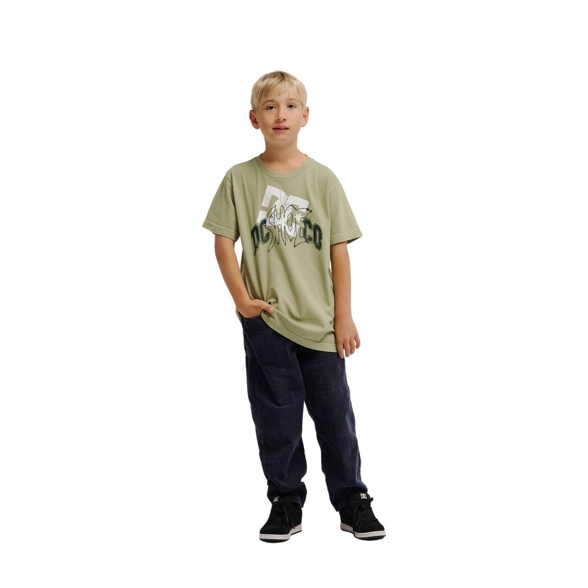 T-Shirt manches courtes. vert oil green, DC SHOES