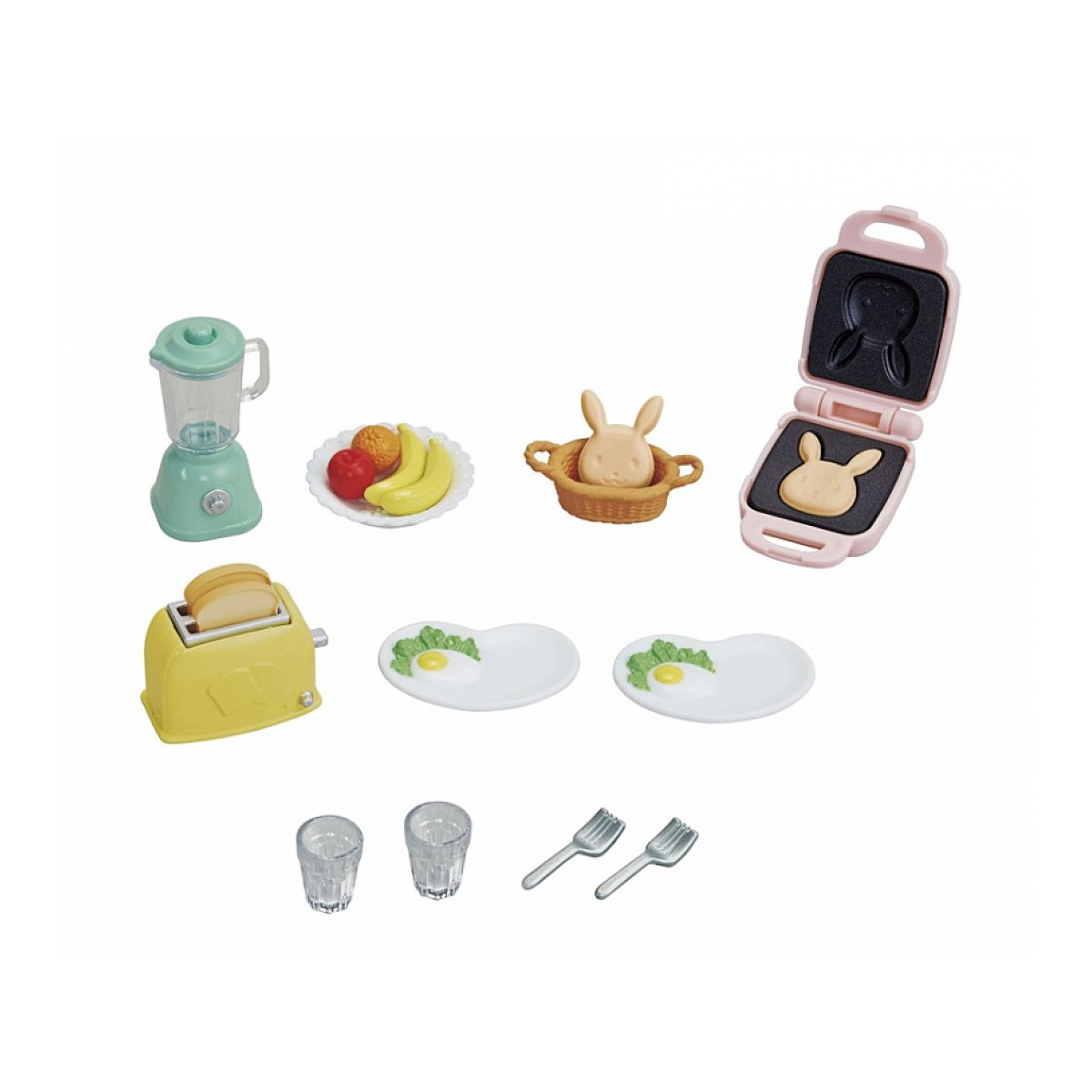 5444 Le set petit-dejeuner couleur unique, SYLVANIAN FAMILIES