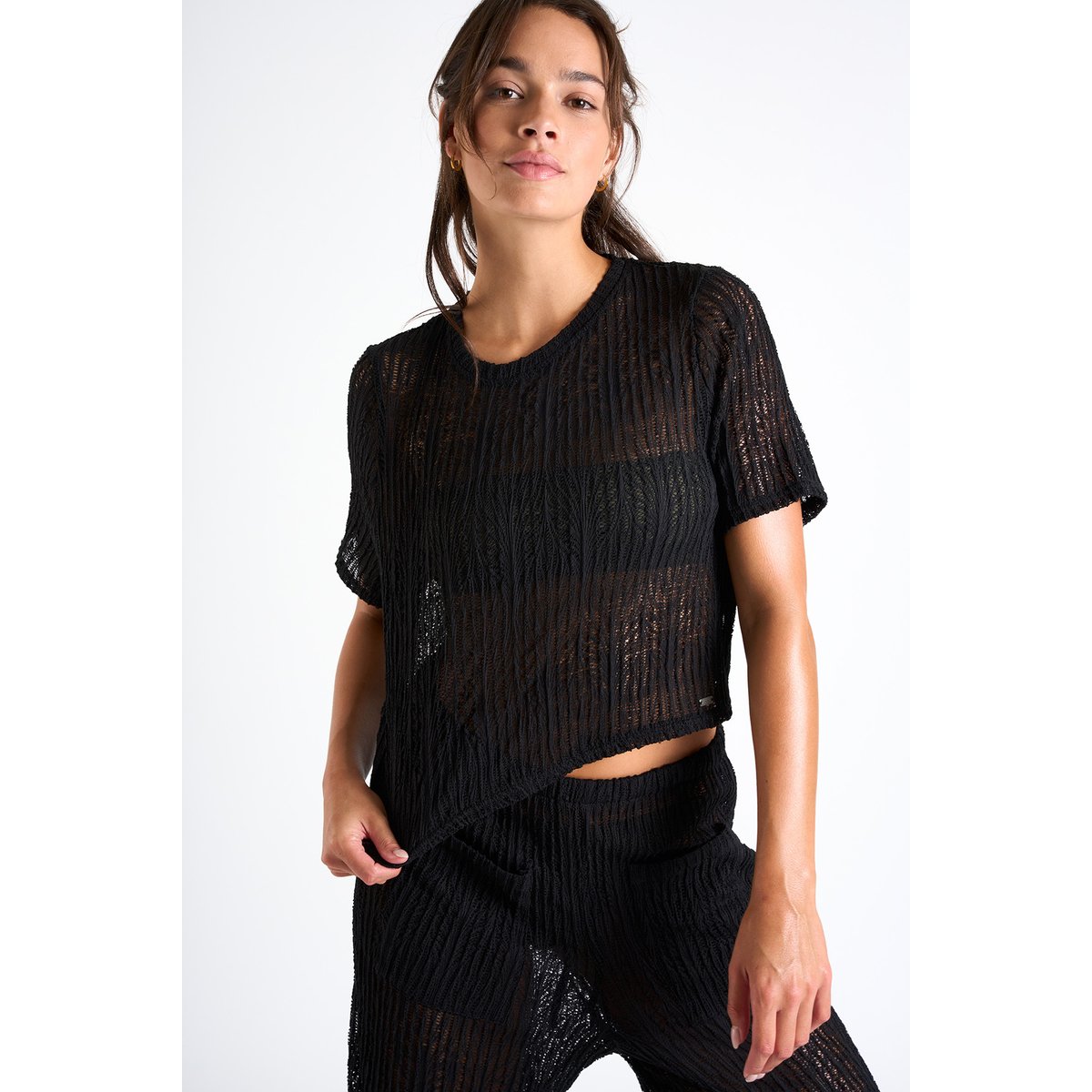 Tshirt Paiges - BEACHSOUL noir, BANANA MOON
