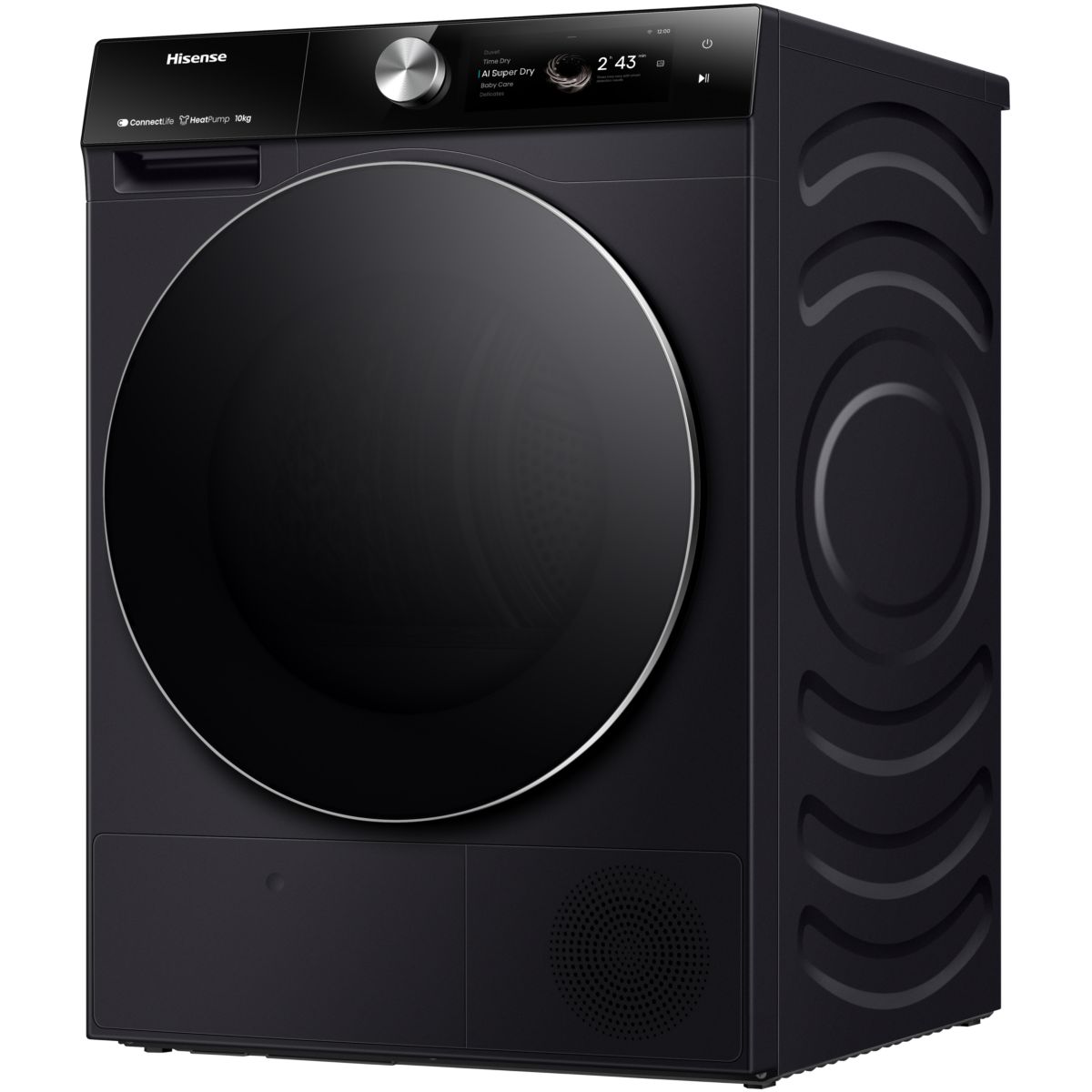 Sèche linge pompe à chaleur DH7S107BB couleur unique, HISENSE