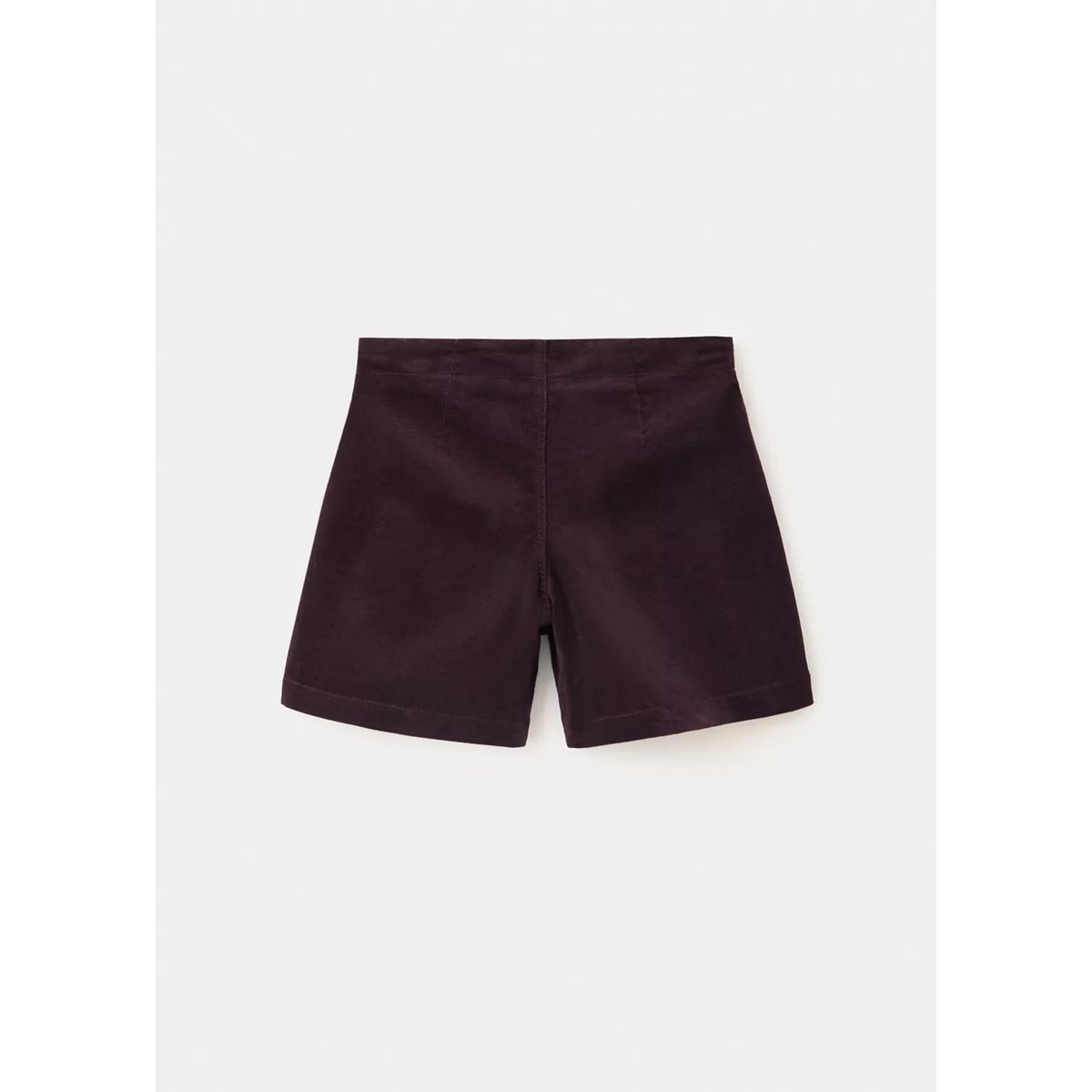 Shorts en velours côtelé avec détail de boutons violet, MANGO KIDS