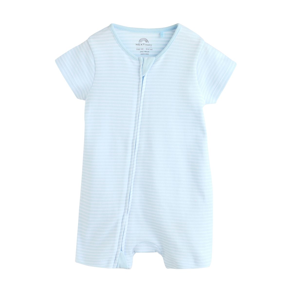 Barboteuse zippée double sens, lot de 3 bleu, NEXT