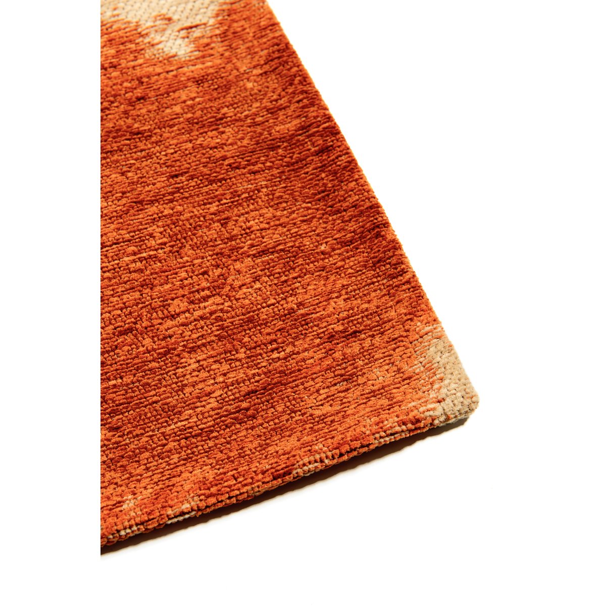 Tapis salon et chambre moderne tissé plat BULLET rouge, NOVATREND