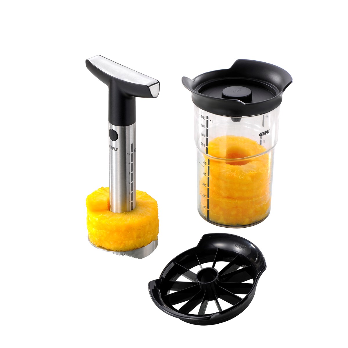 Coupe-ananas PROFESSIONAL PLUS argent, GEFU