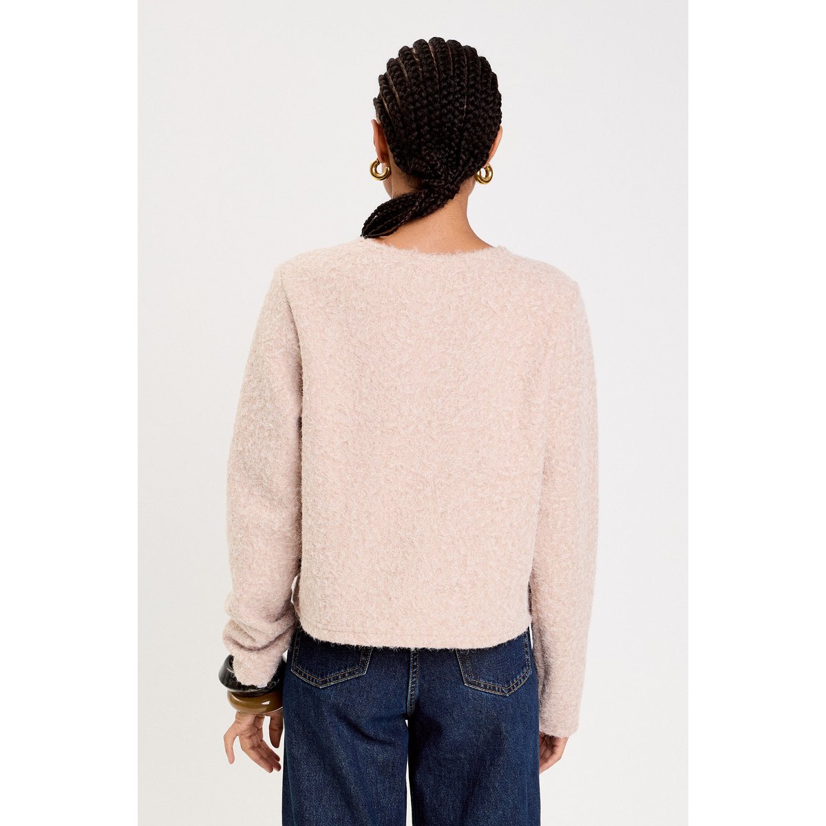 Veste effet polaire beige, CACHE CACHE