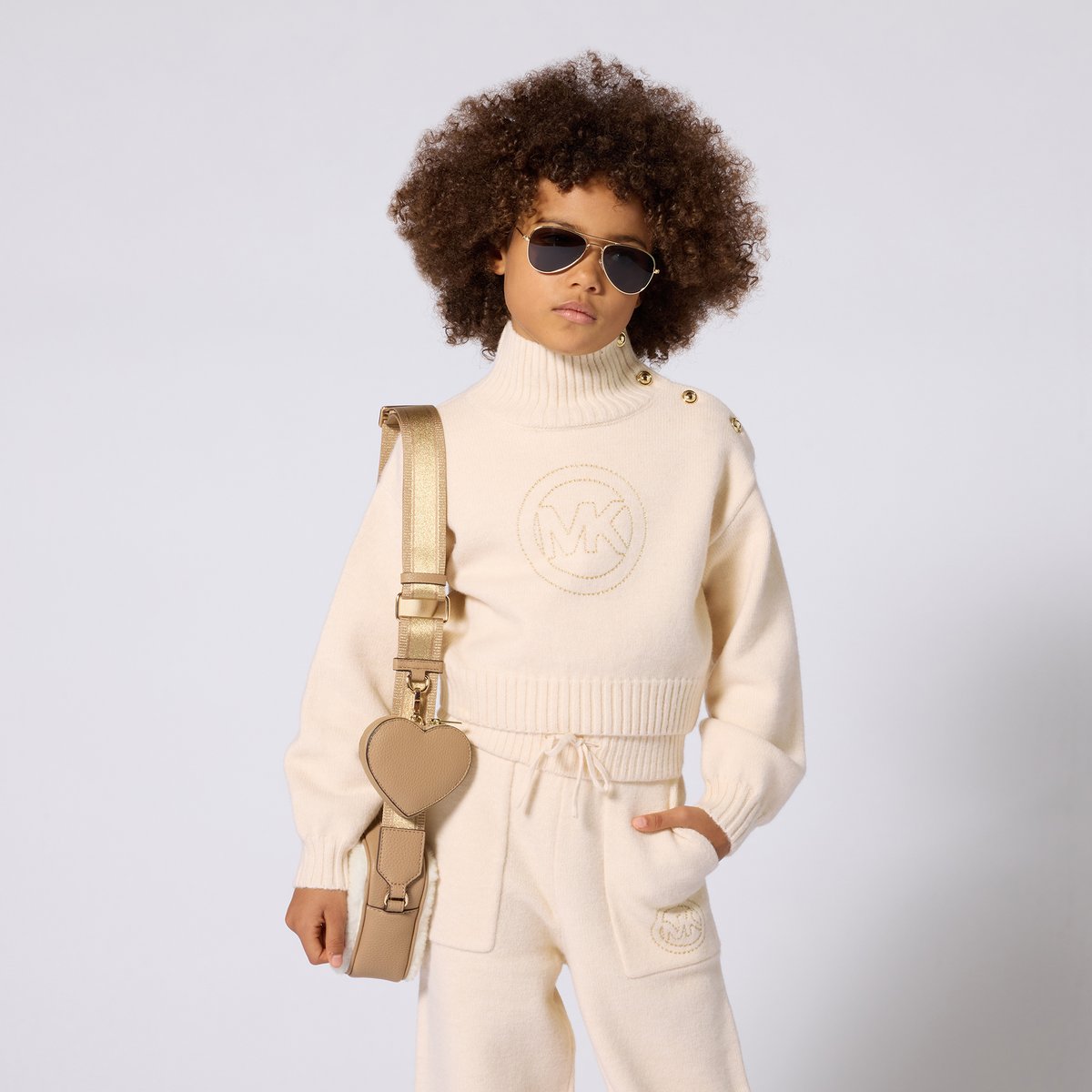 Pull à manches longues champagne, MICHAEL KORS