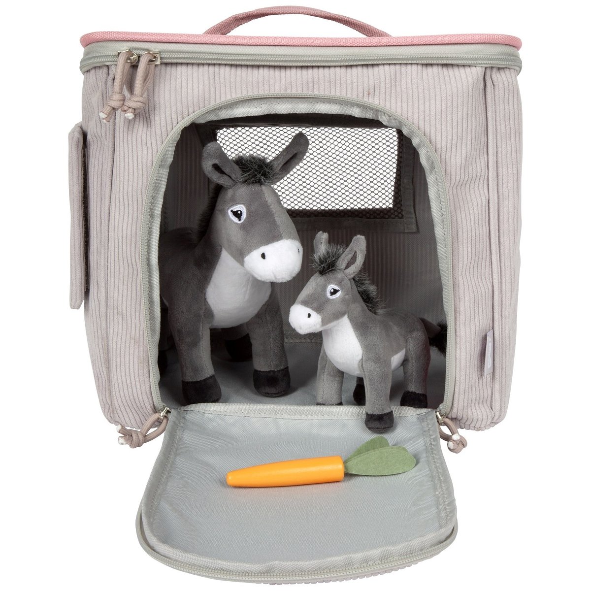 Âne avec écurie et accessoires gris, SMALL FOOT COMPANY