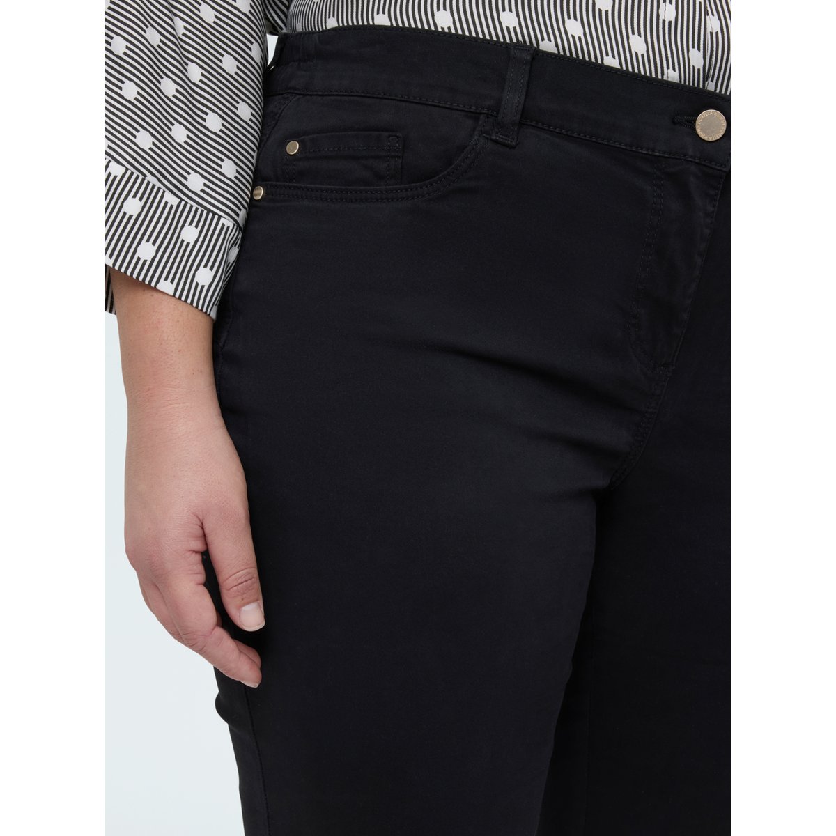 Pantalon Kick Flare noir, FIORELLA RUBINO
