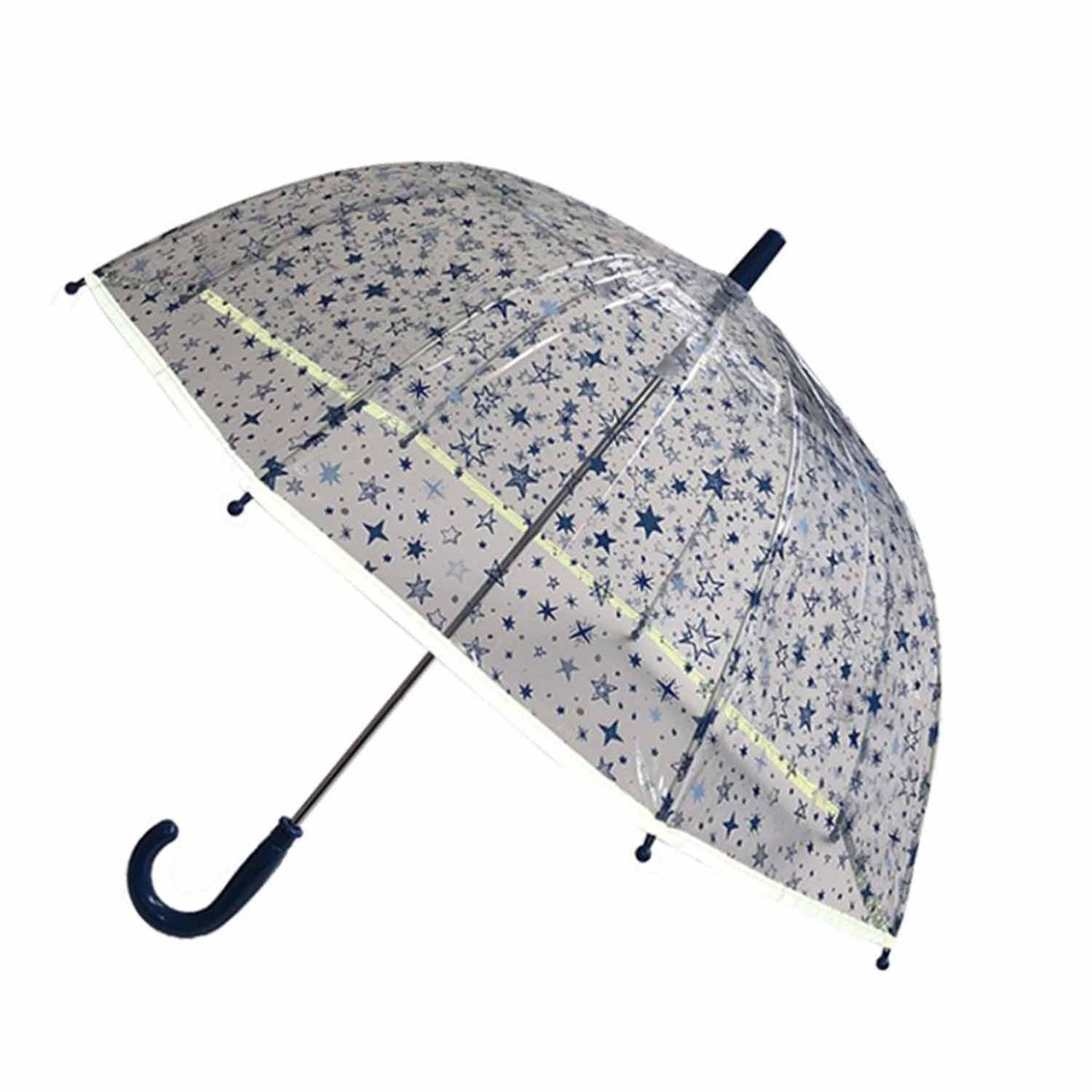 Parapluie transparent, Étoiles Bleu étoiles, SMATI