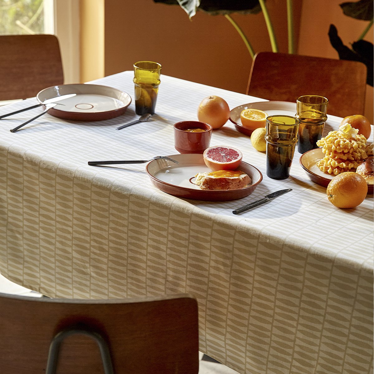 Nappe enduite Vannerie naturel, SYLVIE THIRIEZ