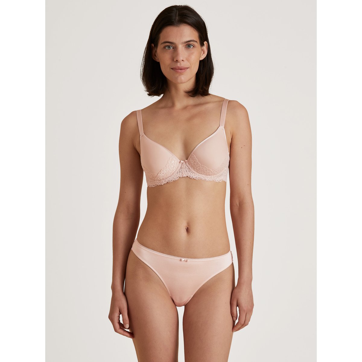 String, low cut Viscose SENSUAL SECRETS dentelle parfait rose, CALIDA